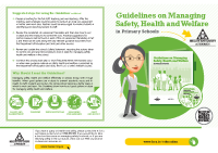 Guidelines on Managing Safety, Health and Welfare in Primary Schools Flyer front page preview
              