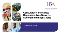 Consultation and Safety Representatives Survey Findings 2024 front page preview
              