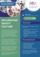 Influencing Safety Culture Webinar Flyer front page preview
              