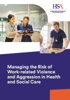 Managing the Risk of Work-related Violence and Aggression in Health and Social Care front page preview
              