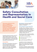Safety Consultation and Representation in Health and Social Care front page preview
              