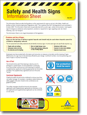 Signage Information Sheet Cover