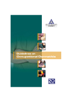 Guidelines on Occupational Dermatitis front page preview
              