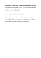 ROI THOR 2018 annual report summary front page preview
              