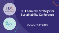 Session 3 - EU Chemicals Strategy for Sustainability Conference front page preview
              