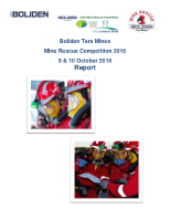 Mines Rescue Report 2015 front page preview
              