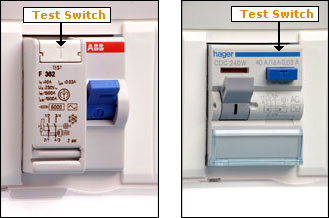 rcd test switches