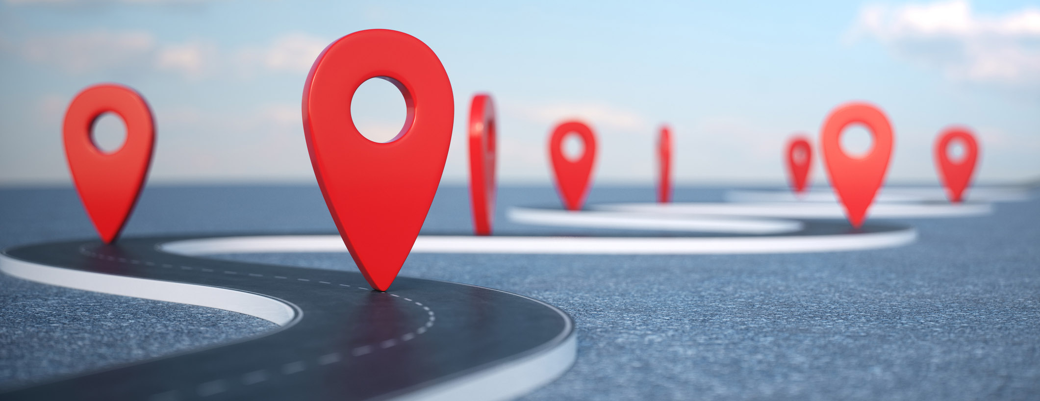location-arrows-on-a-winding-path location-arrows-on-a-winding-path