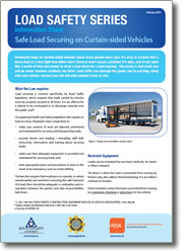 Safe Load Securing on Curtain-sided Vehicles Information Sheet thumbnail