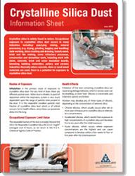 Crystalline Silica Dust Information Sheet thumbnail
