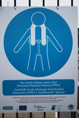 Wear Your PFD Sign Wear Your PFD Sign