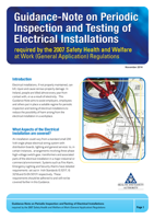 Guidance Note on Periodic Inspection and Testing of Electrical Installations thumbnail