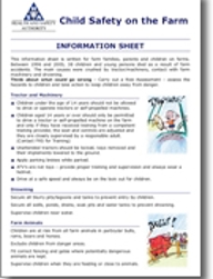 Child Safety on the Farm Information Sheet thumbnail
