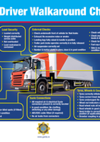 Vehicle Safety Poster HGV Driver Poster thumbnail