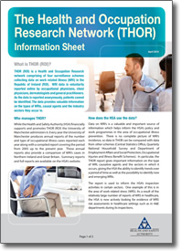 The Health and Occupation Research Network Information Sheet thumbnail