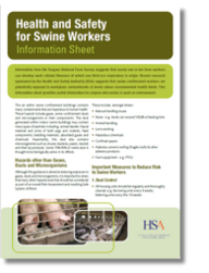 Health and Safety for Swine Workers thumbnail