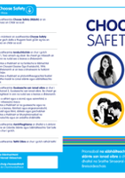 Suaitheantais Dhigiteacha Choose Safety thumbnail