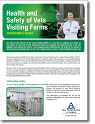 Health and Safety of Vets Visiting Farms thumbnail