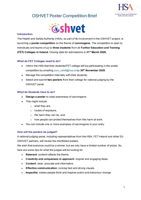 OSHVET Poster Competition Brief thumbnail