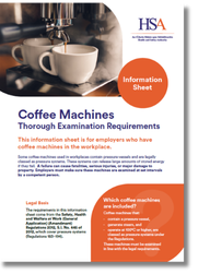 Coffee Machines Thorough Examination Requirements thumbnail
