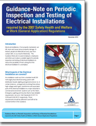 Guidance-Note on Periodic Inspection and Testing of Electrical Installations thumbnail