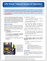 Safe Vehicle Tailboard Goods Lift Operations thumbnail