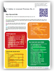 Safety in Licensed Premises Case Study - Slips, Trips and Falls thumbnail