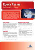 Epoxy Resins Information Sheet thumbnail