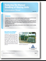 Reducing the Manual Handling of Glazing Units - Information Sheet thumbnail