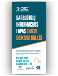 HSA Silica Leaflet - Lithuanian thumbnail