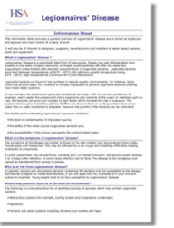 Legionnaires Disease Information Sheet thumbnail