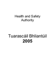 Tuarascáil Bhliantúil 2005 thumbnail