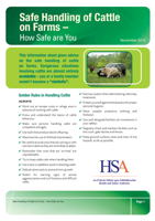 Safe Handling of Cattle on Farms thumbnail