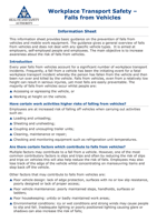 Workplace Transport Safety  Falls from Vehicles thumbnail