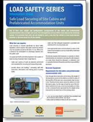 Safe Load Securing of Site Cabins and Prefabs Information Sheet thumbnail