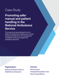 HSE National Ambulance Service: Promoting Safer Manual and Patient Handling in the National Ambulance Service thumbnail