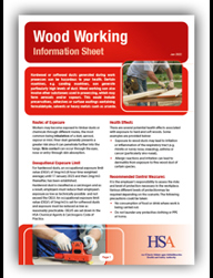 Wood Working - Information Sheet thumbnail