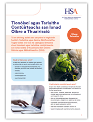 Tionóiscí agus Tarluithe Contúirteacha san Ionad Oibre a Thuairisciú thumbnail