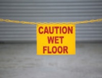 Wet floor sign