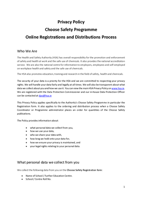 Choose Safety Registration Privacy Policy thumbnail