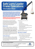 Safe Lorry Loader Crane Operations thumbnail