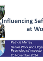 Patricia Murray Influencing Safety Culture at Work thumbnail