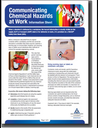 Communicating Chemical Hazards at Work Information Sheet thumbnail