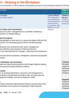 Sample Risk Assessment – Bullying In The Workplace thumbnail