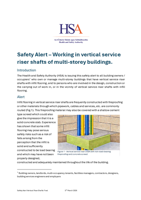 Safety Alert – Working In Vertical Service Riser Shafts Of Multi Storey Buildings thumbnail