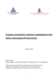 Exposure assessment to airborne contaminants in the indoor environment of Swine Farms thumbnail